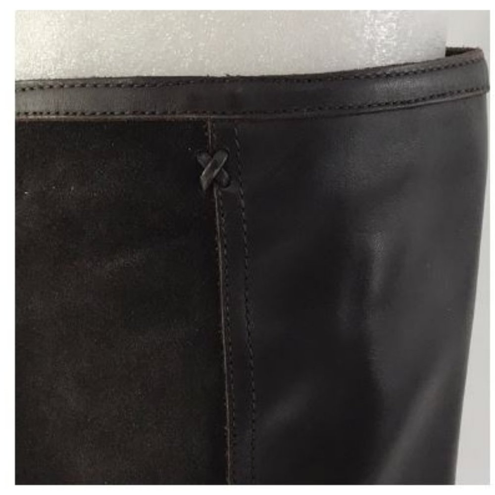 Marc Fisher Wide Calf Leather Tall Shaft Boots - Picture 6 of 11